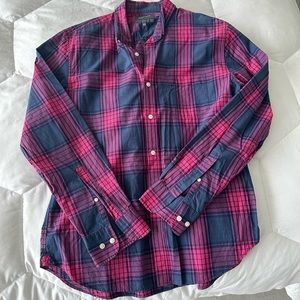 Men’s checkered button down